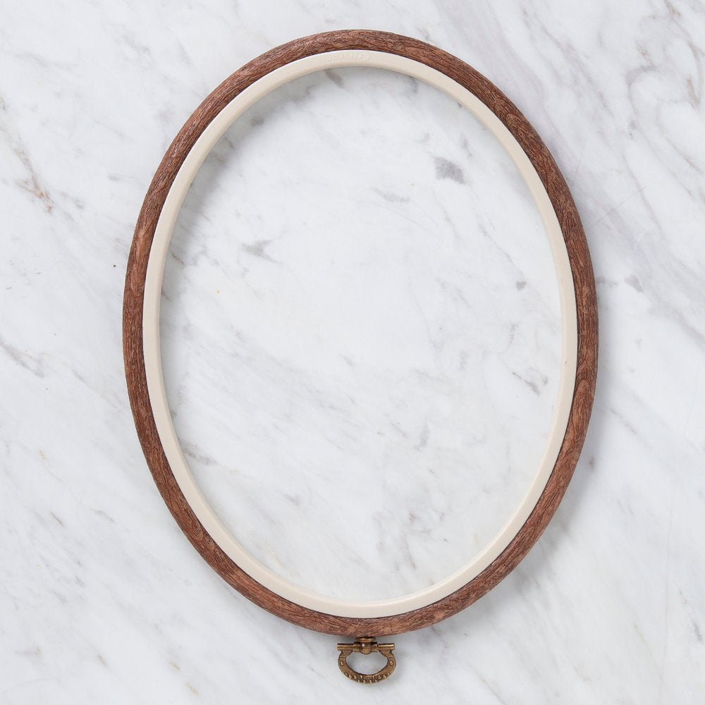 Nurge Plastik Pano Oval Kasnak No.4